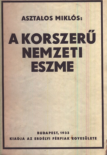 A korszer nemzeti eszme - A revzi alapvetse