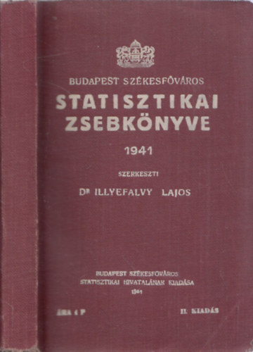 Budapest szkesfvros statisztikai zsebknyve 1941