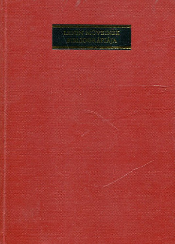 Tthn Szendrnyi Joln  (Szerk.) - Lenin mveinek bibliogrfija