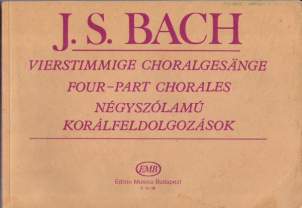 Johann Sebastian Bach - Ngyszlam korlfeldolgozsok