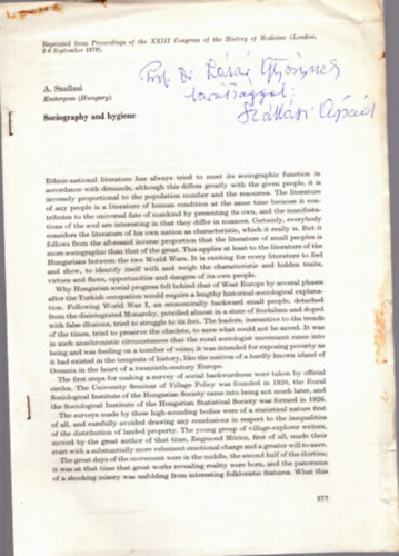 A. Szallasi - Sociography and hygiene (dediklt)