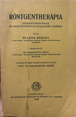 Rntgentherpia - Gyakorlorvosok s nem rntgen-specialistk szmra