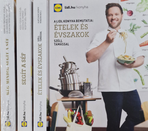 Szll Tams - 3db Lidl szakcsknyv knyvcsomag - Segt a sf + Mg mindig segt a sf + telek s vszakok