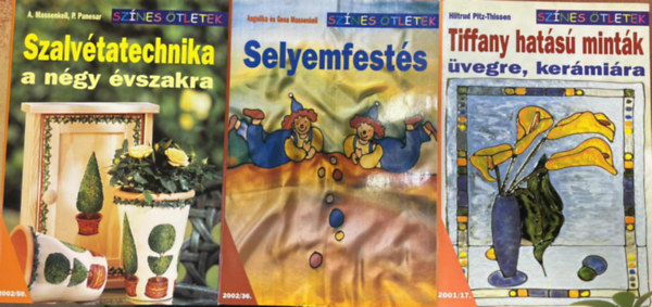 3 db a Sz�nes �tletek hobbi k�nyvek sorozatb�l