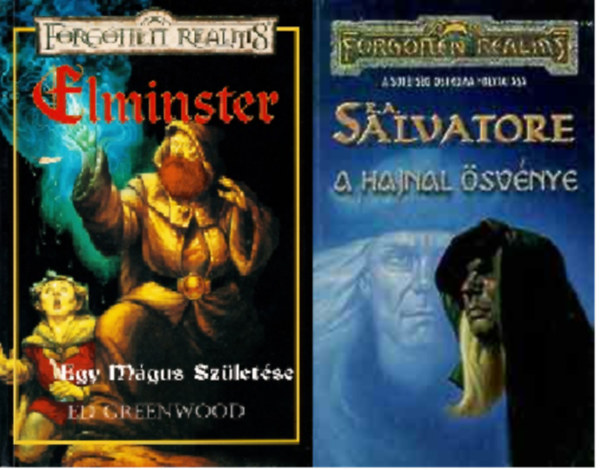 Elminster- Egy mgus szletse (Forgotten realms) + A hajnal svnye - Forgotten Realms  ( 2 ktet )