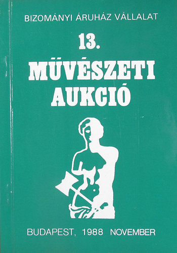 BV: 13. mvszeti aukci 1988. november