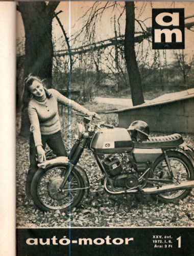 Aut�-motor 1972 XXV. teljes �vfolyam egybek�tve