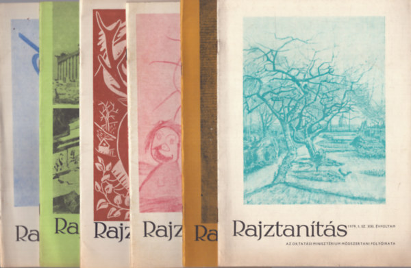 Rajztants - Az Oktatsi Minisztrium mdszertani folyirata - XXI.vf. 1979/1-6.szm teljes vfolyam