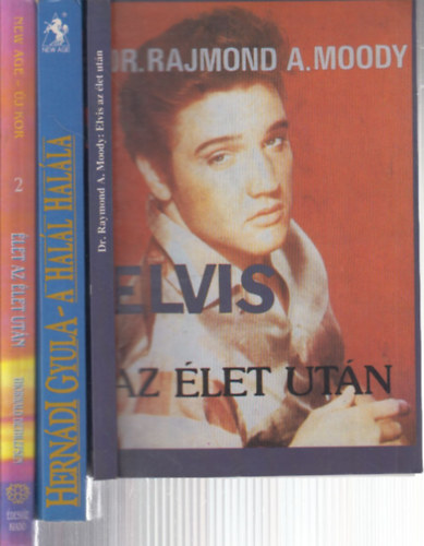 3 db. ezoterikus ktet (Elvis az let utn + A hall halla + let az let utn)