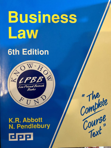 Business Law 6th Edition