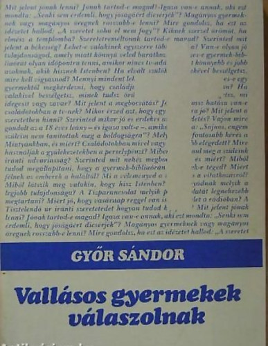 Gyr Sndor - Vallsos gyermekek vlaszolnak