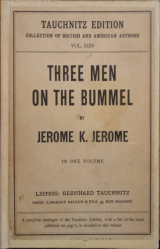 Jerome K. Jerome - Three men on the bummel