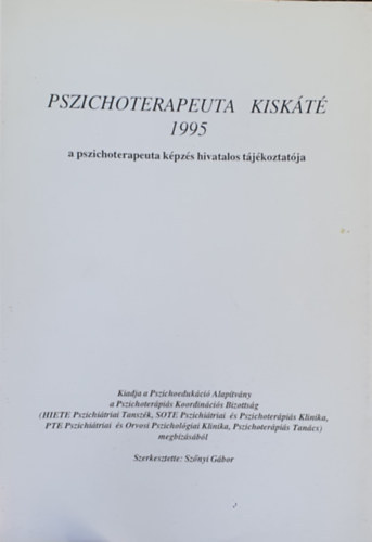 Pszichoterapeuta kiskt 1995