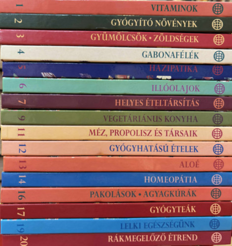 Eg�szs�ges �letm�d sorozat 16 db k�nyv
