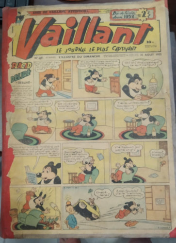 Vaillant - Le journal le plus captivant - sz�nes k�preg�ny - 9 db egybek�tve (1957)