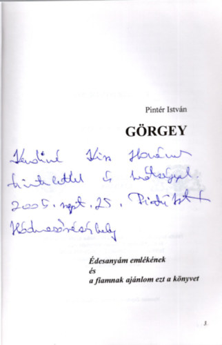 G�rgei szerepe a t�li hadj�ratban �s a k�polnai csat�ban- dedik�lt