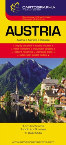 Ausztria 1:500000 Cartographia