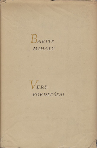 Babits Mih�ly versford�t�sai