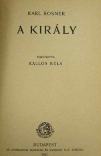 A kir�ly