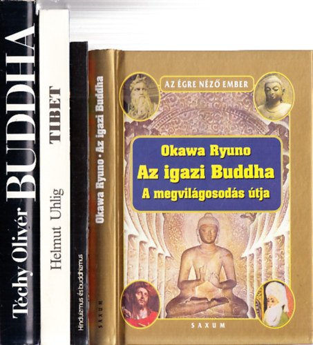 4db. buddhizmussal kapcsolatos ktet: Az igazi Buddha - A megvilgosods tja + Hinduizmus s buddhizmus + Tibet - Egy rejtlyes orszg kitrja kapuit + Buddha