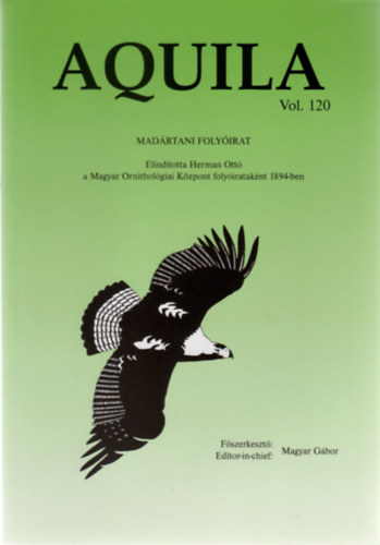 Aquila - Madrtani folyirat 2013 (Vol. 120.)