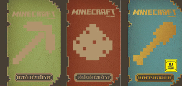 Minecraft - Kezdk kziknyve + Minecraft - Vrsk kziknyv + Minecraft - Az pts kziknyve ( 3 ktet )