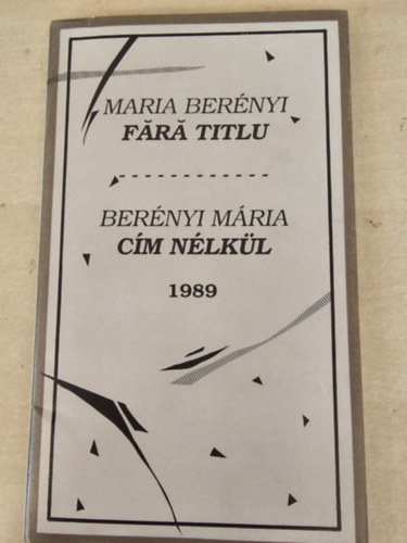 Cm nlkl / Fara Titlu