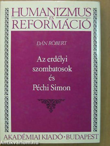 Az erdlyi szombatosok s Pchi Simon