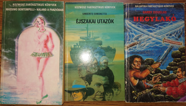 Umberto Simonetta, Garry Douglas Massimo Bontempelli - 3 ktet a Kozmmmosz Fantasztikus Knyvek kzl: Kaland a panziban, jszakai utazk, Hegylak