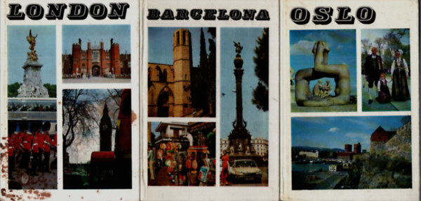 5 db Panorma: London, Barcelona, Oslo, Lisszabon, Rotterdam.