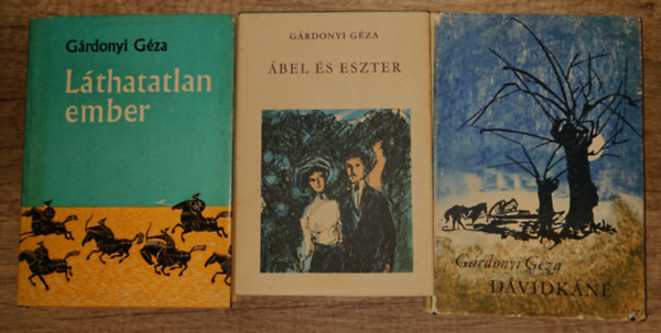 3 k�nyv G�rdonnyi G�z�t�l: D�vidk�n�, �bel �s Eszter, L�thatatlan ember