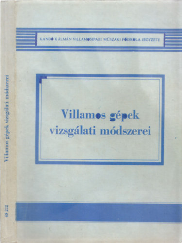 Villamos gpek vizsglati mdszerei