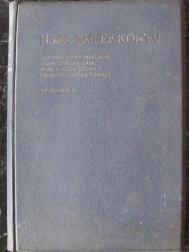 Tisza-eml�kk�nyv