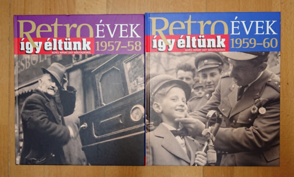 2 db Retro �vek: �gy �lt�nk 1957-58 + �gy �let�nk 1959-60