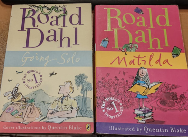 Quentin Blake  Roald Dahl (illuszt.) - 2 db Roald Dahl: Going Solo + Matilda