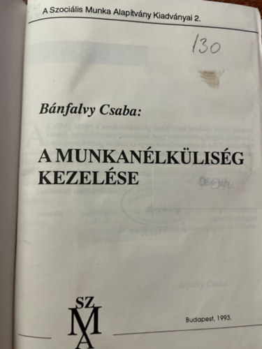 A munkanlklisg kezelse