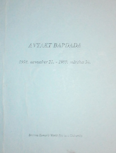 Avyakt BapDada 1998. november 21. - 1999. mrcius 30.