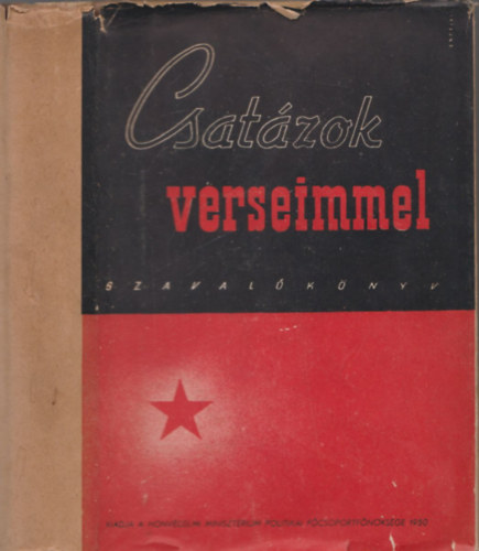 Csat�zok verseimmel (Szocre�l) SZAVAL�K�NYV