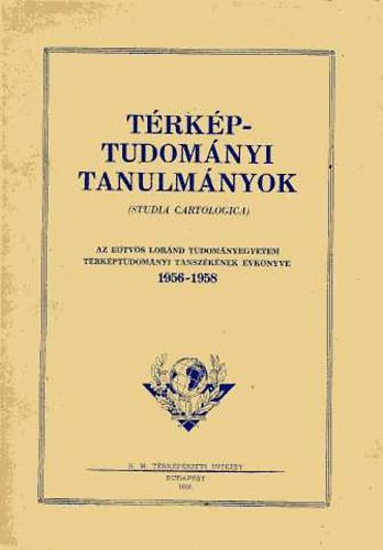 H.M. Trkpszeti Intzet - Trkptudomnyi tanulmnyok (1956-1958)