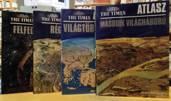 4 db The Times Atlasz: Felfedezsek + Msodik Vilghbor + Rgszet + Vilgtrtnelem