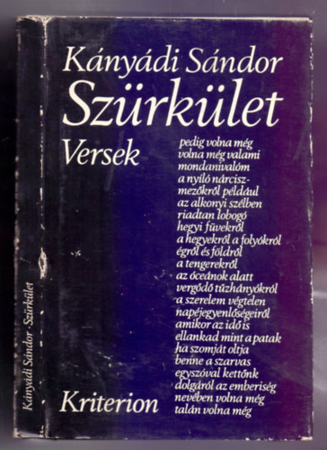 Szrklet - Versek 1970-1977.
