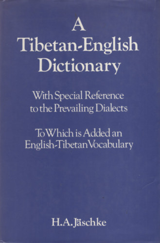 A Tibetan-English Dictionary