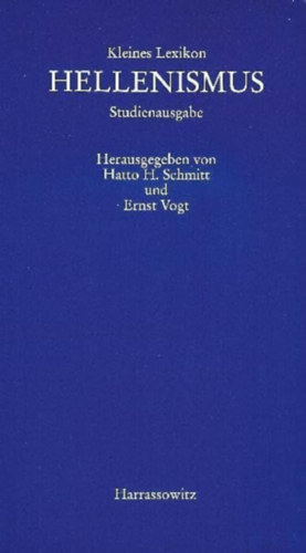 Ernst Vogt Hatto H Schmitt - Kleines lexikon - Hellenismus