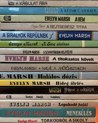 Evelyn Marsh - 16 db Evelyn Marsh krimi könyv