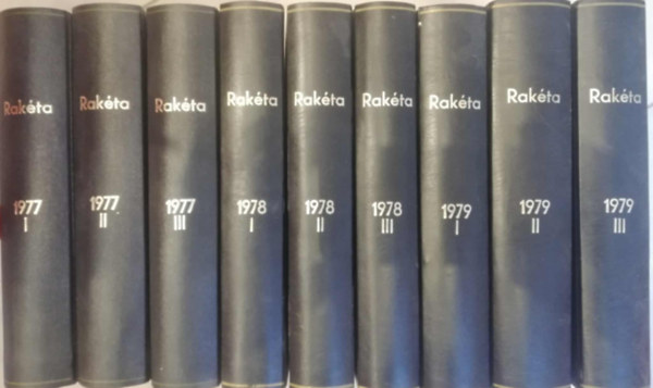 Rakta regnyjsg 1977, 1978, 1979 teljes vfolyamok ktve