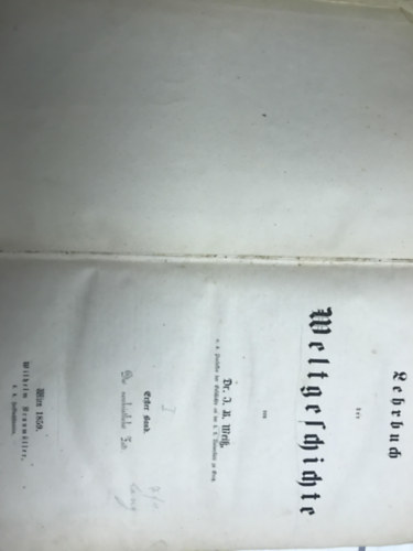 Dr. J. B. Weisz - Weltgeschichte I.