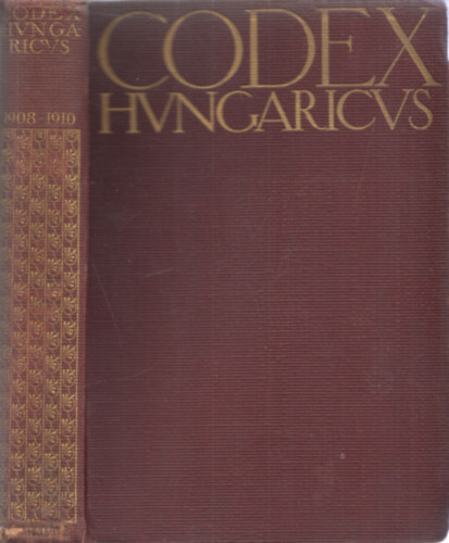 1908-1910. vi trvnycikkek s betrendes trgymutat (1687-1910) - Codex Hungaricus - Magyar Trvnyek: Az alkalmazsban lev magyar trvnyek gyjtemnye
