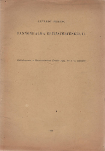 Pannonhalma ptstrtnete II.