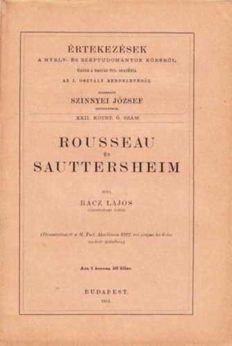 Rousseau s Sauttersheim