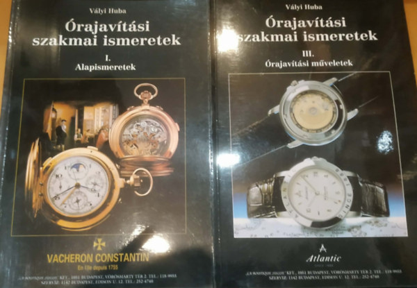 2 db �rajav�t�si szakmai ismeretek: I. Alapismeretek + III. �rajav�t�si m�veletek